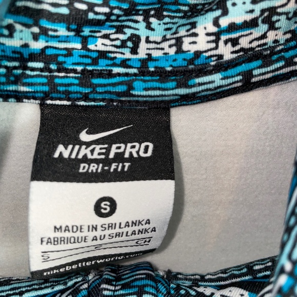 EUC Nike Pro Dri Fit Half Zip Warm Long Tech Sleeve Size Small - Picture 3 of 8